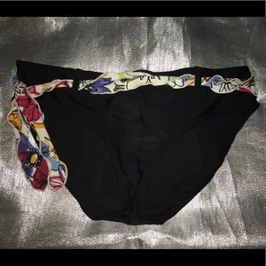 black (with floral belt) online store suit bottom